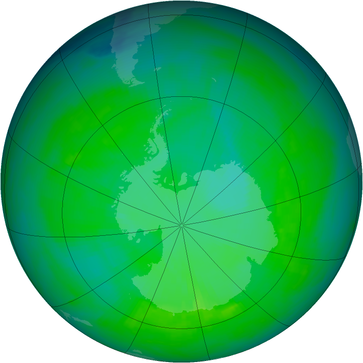 Ozone Map 1982-12-02